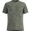 Image de Odlo Zeroweight Engineered Chill-Tec Maillot De Course Hommes-Vert Olive, Taille S
