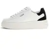 Image de Baskets femme Guess Elbina Blanc 38 FLJELB-LEA12-WHBLK