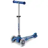 Image de Trottinette Enfant Mini Micro Deluxe Glitter Led Bleu