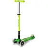 Image de Trottinette Enfant Maxi Micro Deluxe Pliable Néon Led Vert