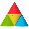 Image de Jeu De Construction Hix   Cônes En Silicone Souple Et Empilables Blue;green;red;yellow