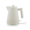 Image de Bouilloire électrique Alessi Plisse White, 1 l