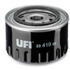 Image de UFI 23.419.00 Filtre à huile Filtre vissé, avec un clapet de non retour
