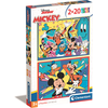 Image de 2 Puzzles - Mickey and Friends 20 Pièces Clementoni