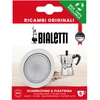 Image de Joint et plaque filtrante pour les cafetières moka 6 tasses Bialetti compatibles avec les plaques à induction