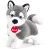 Image de Peluche Chien Husky 21 Cm Gris