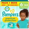 Image de 144 Couches Premium Protection Taille 6, 13kg +, Blanc