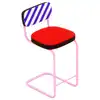 Image de Seletti SUPERSTOOL BLUE STRIPES