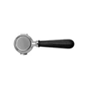 Image de Porte-filtre sans fond avec poignée en bois de noyer noir Lelit PLA580B