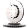 Image de BREMBO 09.8137.76 Disque de frein rainuré, revêtu, à haute teneur en carbone, avec vis/boulons