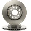 Image de BREMBO 09.9167.11 Disque de frein ventilé de l'intérieur, revêtu, à haute teneur en carbone, avec vis/boulons