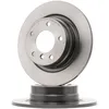 Image de BREMBO 08.A205.11 Disque de frein plein, revêtu, à haute teneur en carbone, avec vis/boulons