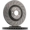 Image de BREMBO 09.A731.11 Disque de frein perforé/ventilé de l'intérieur, revêtu, à haute teneur en carbone, avec vis/boulons