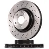 Image de BREMBO 09.9825.11 Disque de frein perforé/ventilé de l'intérieur, revêtu, à haute teneur en carbone, avec vis/boulons