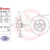 Image de BREMBO 08.B394.17 Disque de frein plein, avec bague ABS