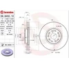 Image de BREMBO 09.8402.11 Disque de frein ventilé de l'intérieur, revêtu