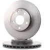 Image de BREMBO 09.B343.41 Disque de frein ventilé de l'intérieur, revêtu, à haute teneur en carbone, avec vis/boulons