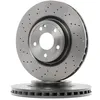 Image de BREMBO 09.B807.51 Disque de frein perforé/ventilé de l'intérieur, revêtu, à haute teneur en carbone, avec vis/boulons