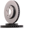 Image de BREMBO 09.B436.41 Disque de frein ventilé de l'intérieur, revêtu, à haute teneur en carbone, avec vis/boulons