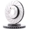 Image de BREMBO 09.B436.51 Disque de frein perforé/ventilé de l'intérieur, revêtu, à haute teneur en carbone, avec vis/boulons
