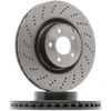 Image de BREMBO 09.B746.51 Disque de frein perforé/ventilé de l'intérieur, revêtu, à haute teneur en carbone, avec vis/boulons