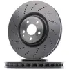 Image de BREMBO 09.B747.51 Disque de frein perforé/ventilé de l'intérieur, revêtu, à haute teneur en carbone, avec vis/boulons
