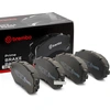 Image de BREMBO P 15 002 Jeu de plaquettes de frein PRIME LINE avec indicateur d'usure, avec tôle anti-bruit, sans accessoires