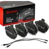Image de BREMBO P 23 072 Jeu de plaquettes de frein PRIME LINE contact de signal d'usure inclus, avec tôle anti-bruit, sans accessoires