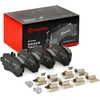 Image de BREMBO P 50 036 Jeu de plaquettes de frein PRIME LINE préparé pour l'indicateur d'usure, avec tôle anti-bruit, avec accessoires