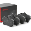 Image de BREMBO P 50 056 Jeu de plaquettes de frein PRIME LINE préparé pour l'indicateur d'usure, avec tôle anti-bruit, avec accessoires