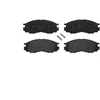 Image de BREMBO P 54 020 Jeu de plaquettes de frein PRIME LINE avec indicateur d'usure, avec tôle anti-bruit, sans accessoires