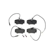 Image de BREMBO P 61 050 Jeu de plaquettes de frein PRIME LINE contact de signal d'usure inclus, avec tôle anti-bruit, avec accessoires