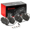 Image de BREMBO P 68 014 Jeu de plaquettes de frein PRIME LINE contact de signal d'usure inclus, avec tôle anti-bruit, avec accessoires