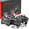 Image de BREMBO P 85 020 Jeu de plaquettes de frein PRIME LINE Essieu arrière, contact de signal d'usure exclu, avec tôle anti-bruit, avec accessoires
