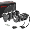 Image de BREMBO P 85 038 Jeu de plaquettes de frein PRIME LINE contact de signal d'usure inclus, avec tôle anti-bruit, avec accessoires