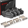 Image de BREMBO P 86 006 Jeu de plaquettes de frein PRIME LINE contact de signal d'usure exclu, avec tôle anti-bruit, avec accessoires