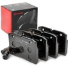 Image de BREMBO P A6 009 Jeu de plaquettes de frein PRIME LINE contact de signal d'usure inclus, avec tôle anti-bruit, sans accessoires
