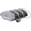 Image de BREMBO P 23 107 Jeu de plaquettes de frein PRIME LINE contact de signal d'usure inclus, avec tôle anti-bruit, avec accessoires