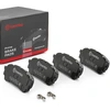 Image de BREMBO P 78 014 Jeu de plaquettes de frein PRIME LINE avec indicateur d'usure, avec tôle anti-bruit, sans accessoires