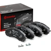 Image de BREMBO P 78 015 Jeu de plaquettes de frein PRIME LINE avec indicateur d'usure, avec tôle anti-bruit, sans accessoires