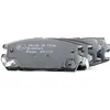 Image de BREMBO P 10 004 Jeu de plaquettes de frein PRIME LINE avec indicateur d'usure, avec tôle anti-bruit, sans accessoires