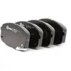 Image de BREMBO P 30 034 Jeu de plaquettes de frein PRIME LINE avec indicateur d'usure, avec tôle anti-bruit, sans accessoires