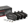 Image de BREMBO P 54 036 Jeu de plaquettes de frein PRIME LINE avec indicateur d'usure, avec tôle anti-bruit, avec accessoires