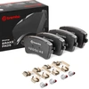 Image de BREMBO P 85 100 Jeu de plaquettes de frein PRIME LINE contact de signal d'usure exclu, avec tôle anti-bruit, avec accessoires