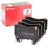 Image de BREMBO P 10 064 Jeu de plaquettes de frein PRIME LINE avec indicateur d'usure, avec tôle anti-bruit, avec masses d'équilibrage