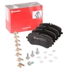 Image de BREMBO P 85 172 Jeu de plaquettes de frein PRIME LINE contact de signal d'usure exclu, avec tôle anti-bruit, avec accessoires