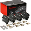 Image de BREMBO P 85 143 Jeu de plaquettes de frein PRIME LINE contact de signal d'usure exclu, avec tôle anti-bruit, avec accessoires