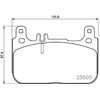 Image de BREMBO P 50 128 Jeu de plaquettes de frein PRIME LINE préparé pour l'indicateur d'usure, avec tôle anti-bruit, sans accessoires
