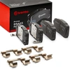 Image de BREMBO P 30 080 Jeu de plaquettes de frein PRIME LINE avec indicateur d'usure, avec tôle anti-bruit, avec accessoires