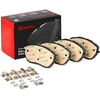 Image de BREMBO P 61 128 Jeu de plaquettes de frein PRIME LINE contact de signal d'usure exclu, avec tôle anti-bruit, avec accessoires